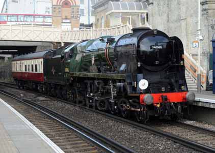 Purchase photo of 34046 BRAUNTON at London - West Brompton